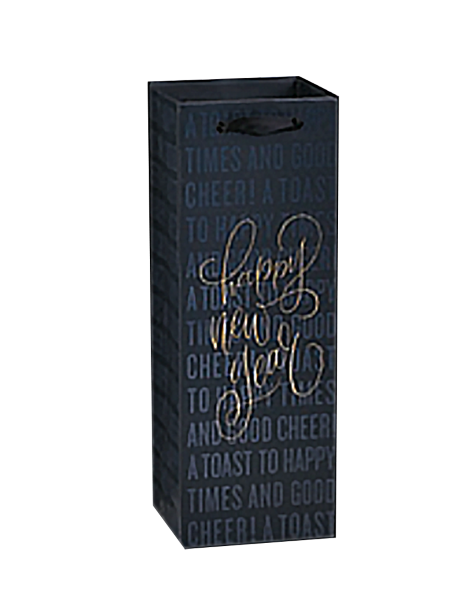PAPYRUS® Beverage Gift Bags Happy New Year Wine Bottle Bag 5x14x5
