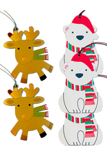 PAPYRUS® Gift Tags 5pk Polar Bears and Reindeer
