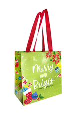 PAPYRUS® Christmas Gift Bag Medium 8x8x4 Merry N Bright