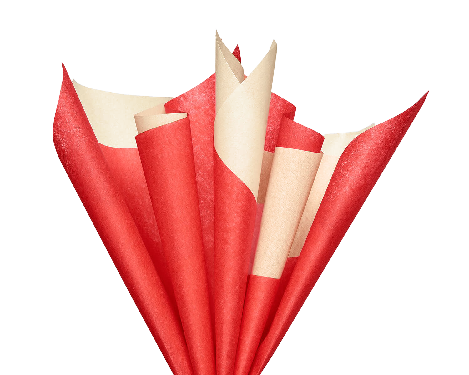 Papyrus Tissue Paper Duo 8 Sheets Red and Cream