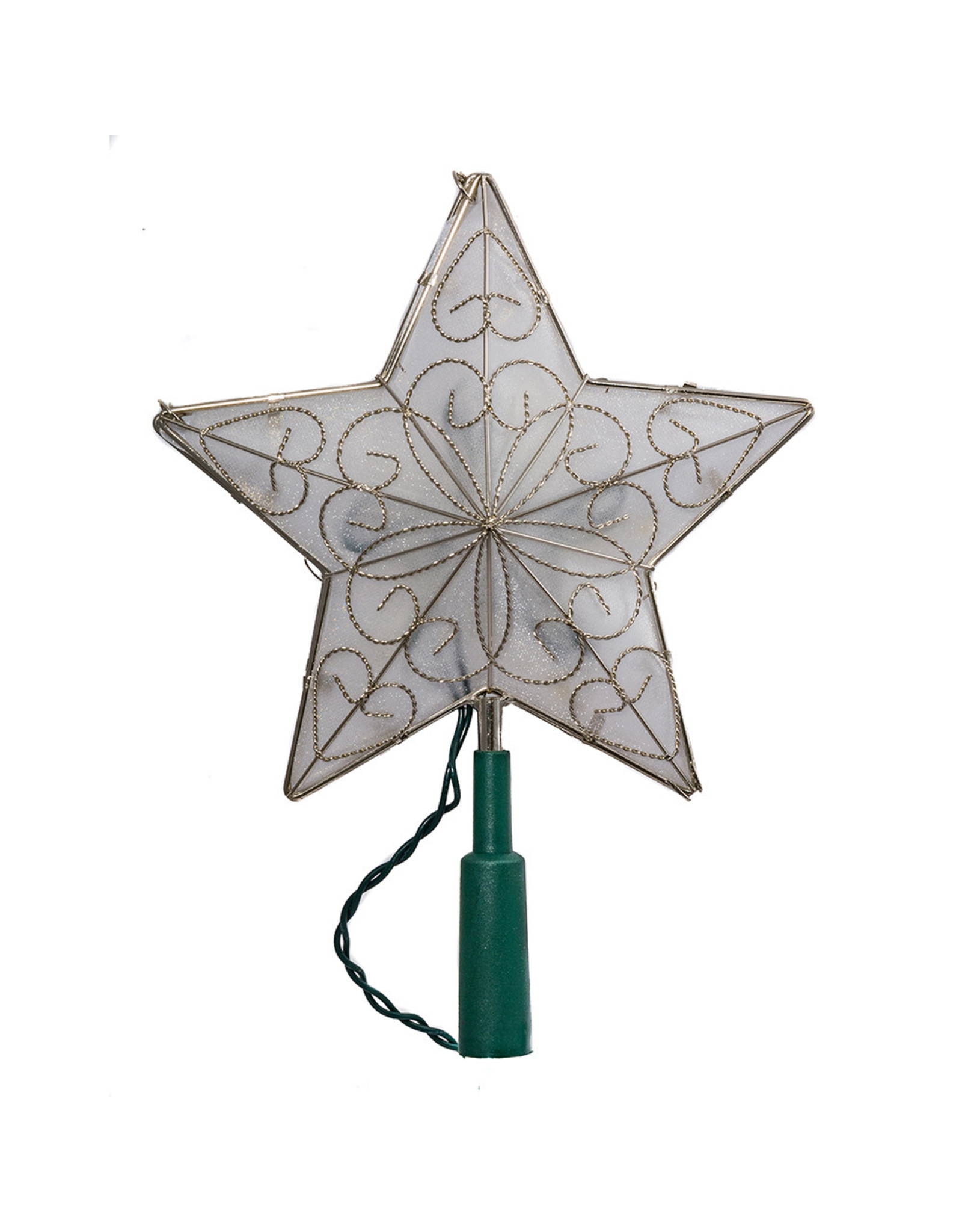 Kurt Adler Christmas Tree Topper 5 Point Wire Star 8.5 inch