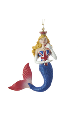 Kurt Adler International United Kingdom British Mermaid Ornament