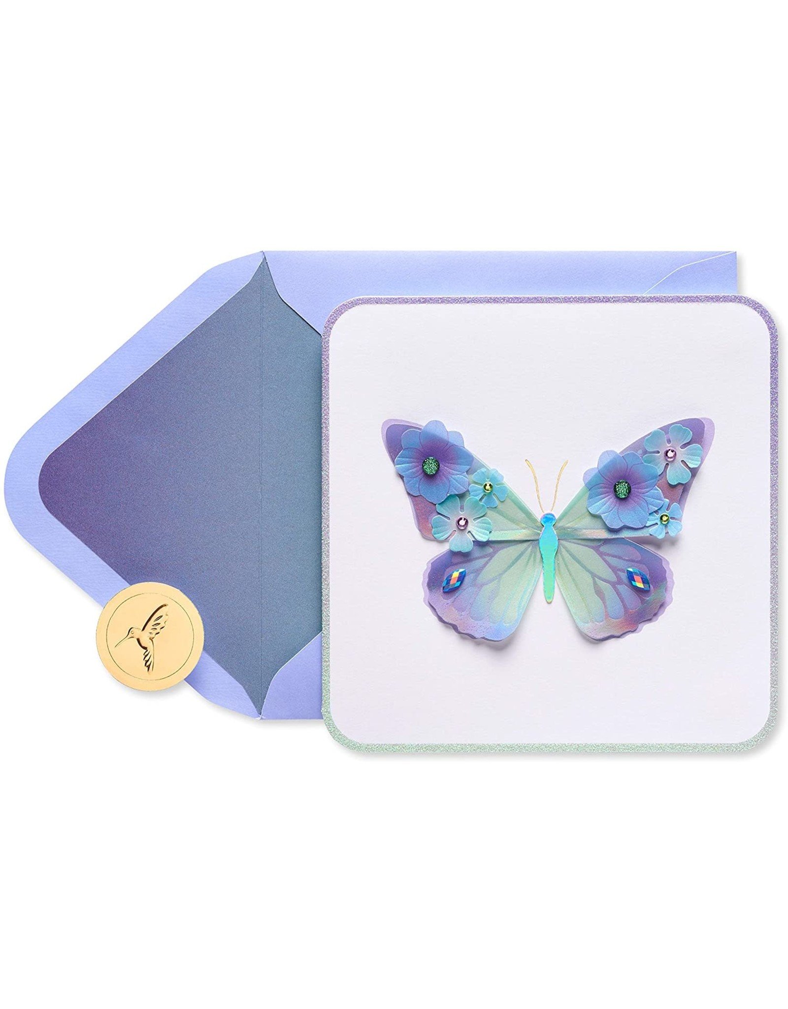 PAPYRUS® Birthday Card Bold Butterfly With Flowers