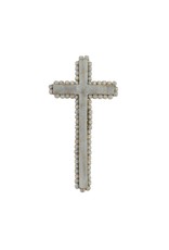 Mud Pie Beaded Wood Cross 9 Inch