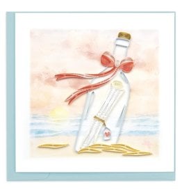 Quilling Card Quilled Message In A Bottle Greeting Card