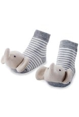 Mud Pie Baby Gifts Elephant Rattle Toe Socks