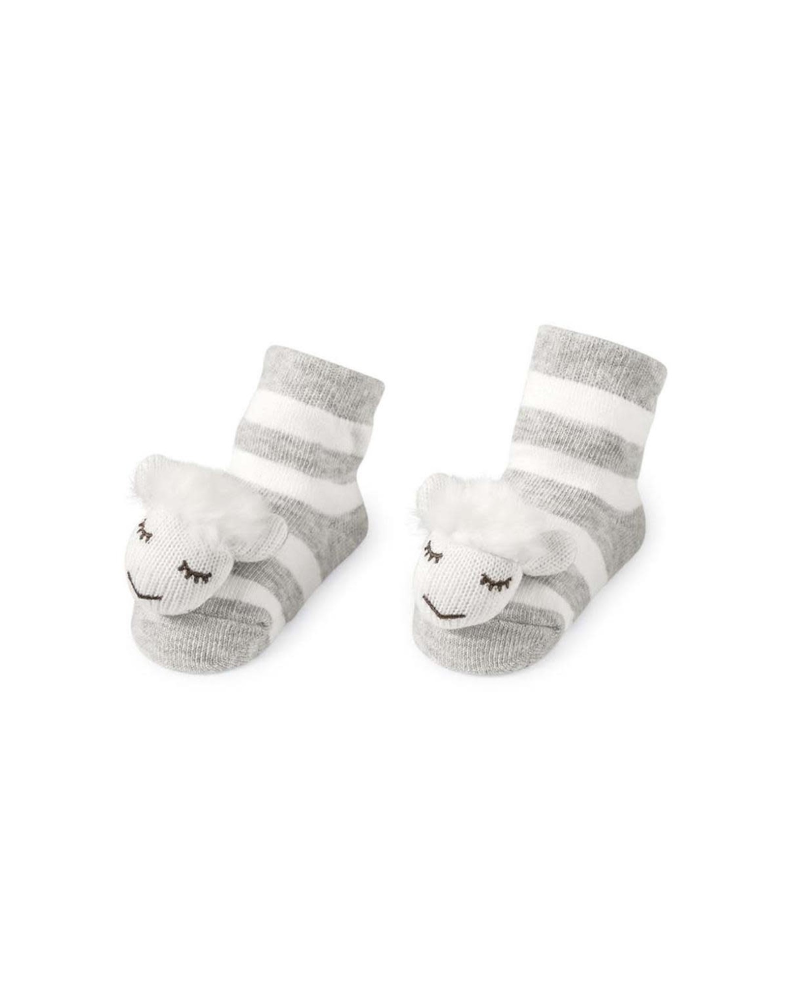 Mud Pie Baby Gifts Sheep Rattle Toe Socks