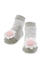 Mud Pie Baby Gifts Flower Rattle Toe Socks