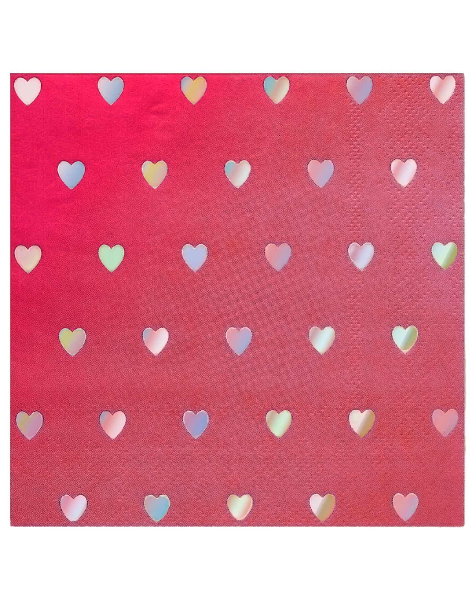 Small Pink Heart Napkins