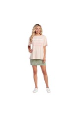 Mud Pie Graphic Tees The Weekend Blush T-Shirt M-L