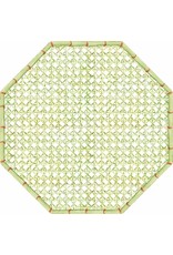 Caspari Hard Die-Cut Placemat 1ct  Holly Trellis