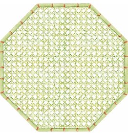 Caspari Hard Die-Cut Placemat 1ct  Holly Trellis