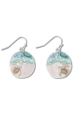 Periwinkle by Barlow Earrings | Sea Turtles To The Sea Ocean Surf