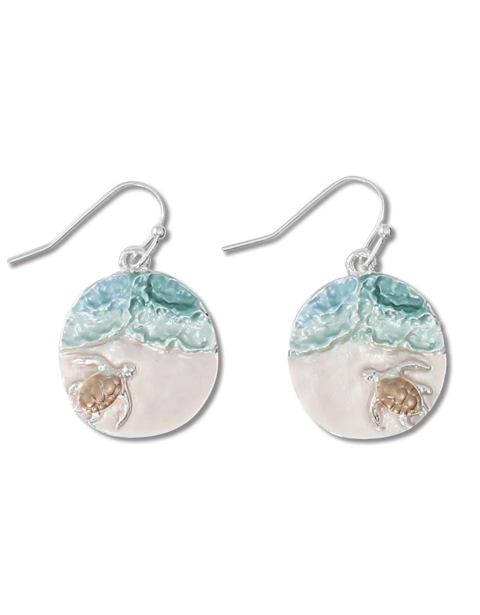 Periwinkle by Barlow Earrings | Sea Turtles To The Sea Ocean Surf
