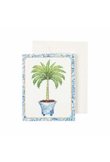 Caspari Potted Palms Gift Enclosure Cards 4pk Mini Cards W Envelopes