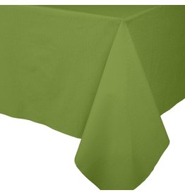 Caspari Paper Linen Solid Table Cover In Leaf Green