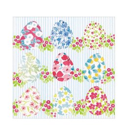 Caspari Easter Paper Lunch Napkins 20ct Floral Easter Eggs