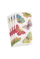 Caspari Paper Guest Towel Napkins 15pk Jeweled Butterflies