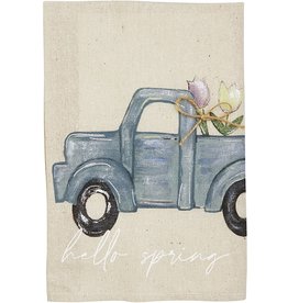 Mud Pie Painted Easter Towel - Hello Spring Truck