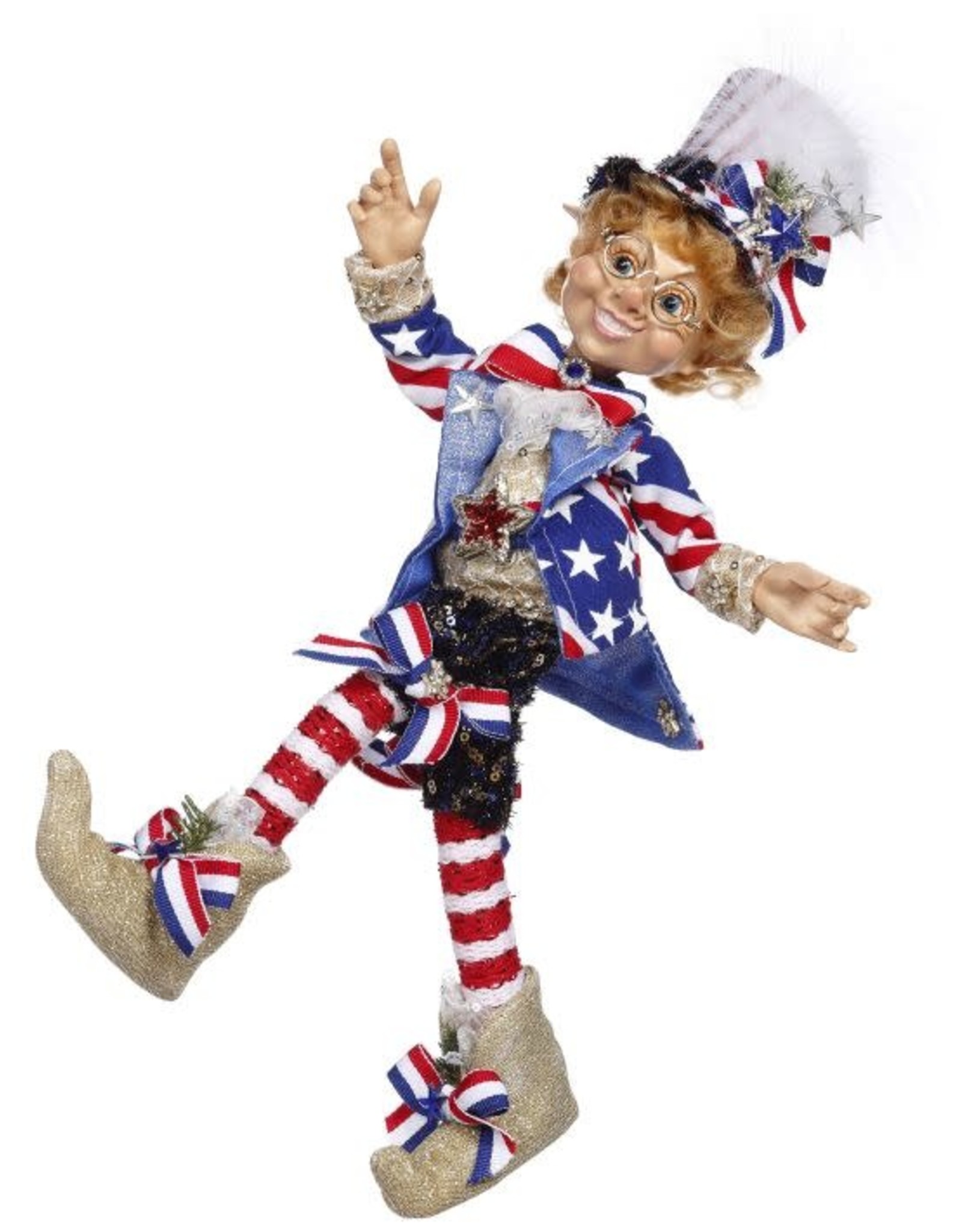 Mark Roberts Fairies Elves Patriotic Elfin SM 15 Inch