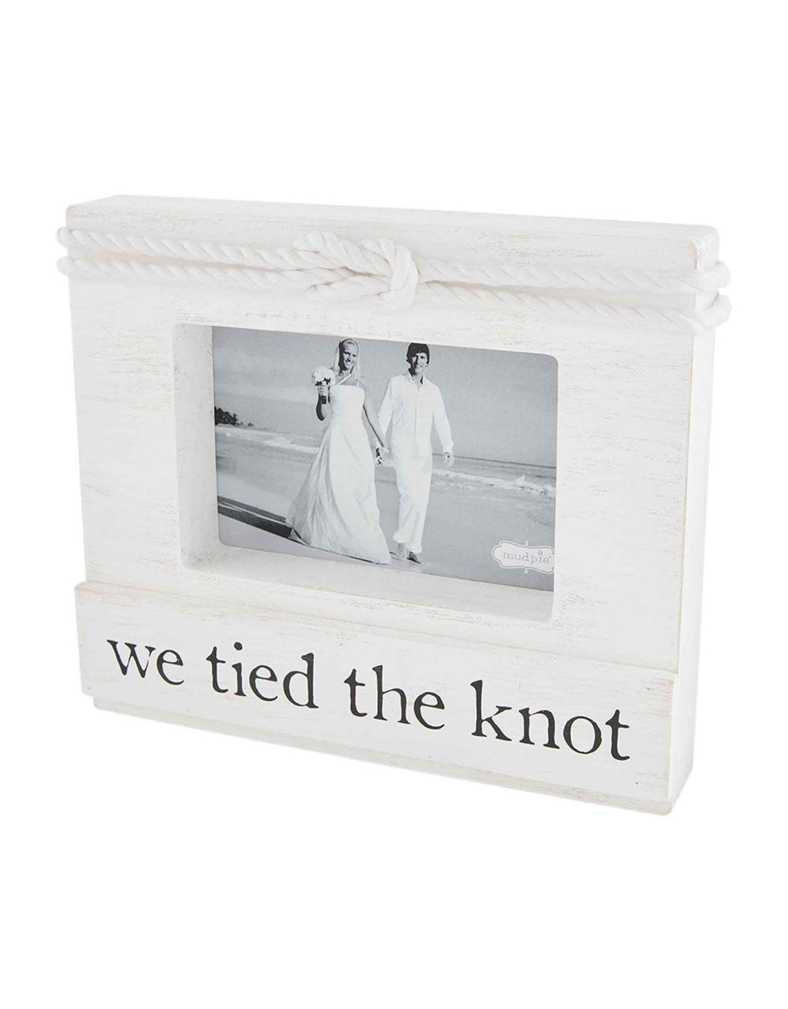 Mud Pie We Tied The Knot Block Frame
