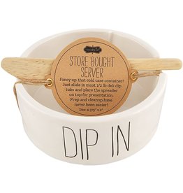 Mud Pie Store Bought Dip Server Dip Bowl W Speaker Set