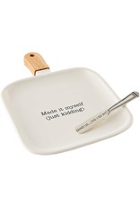 Mud Pie Made It Myself Just Kidding Serving Set W Cannot Lie Spreader