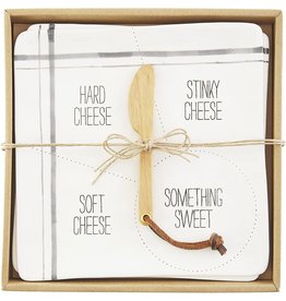 Mud Pie Bistro Cheese Plate Diagram Set With Spreader