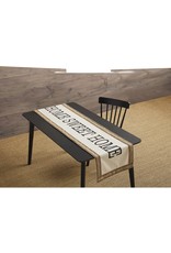 Mud Pie Table Runner Home Sweet Home 72 Inch