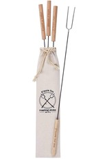 Mud Pie Expandable SMore Sticks Set Of 5 Skewers In Pouch