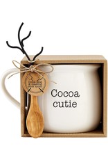 Mud Pie Cocoa Cutie Cocoa Mug Set W Roasting Stick Spoon