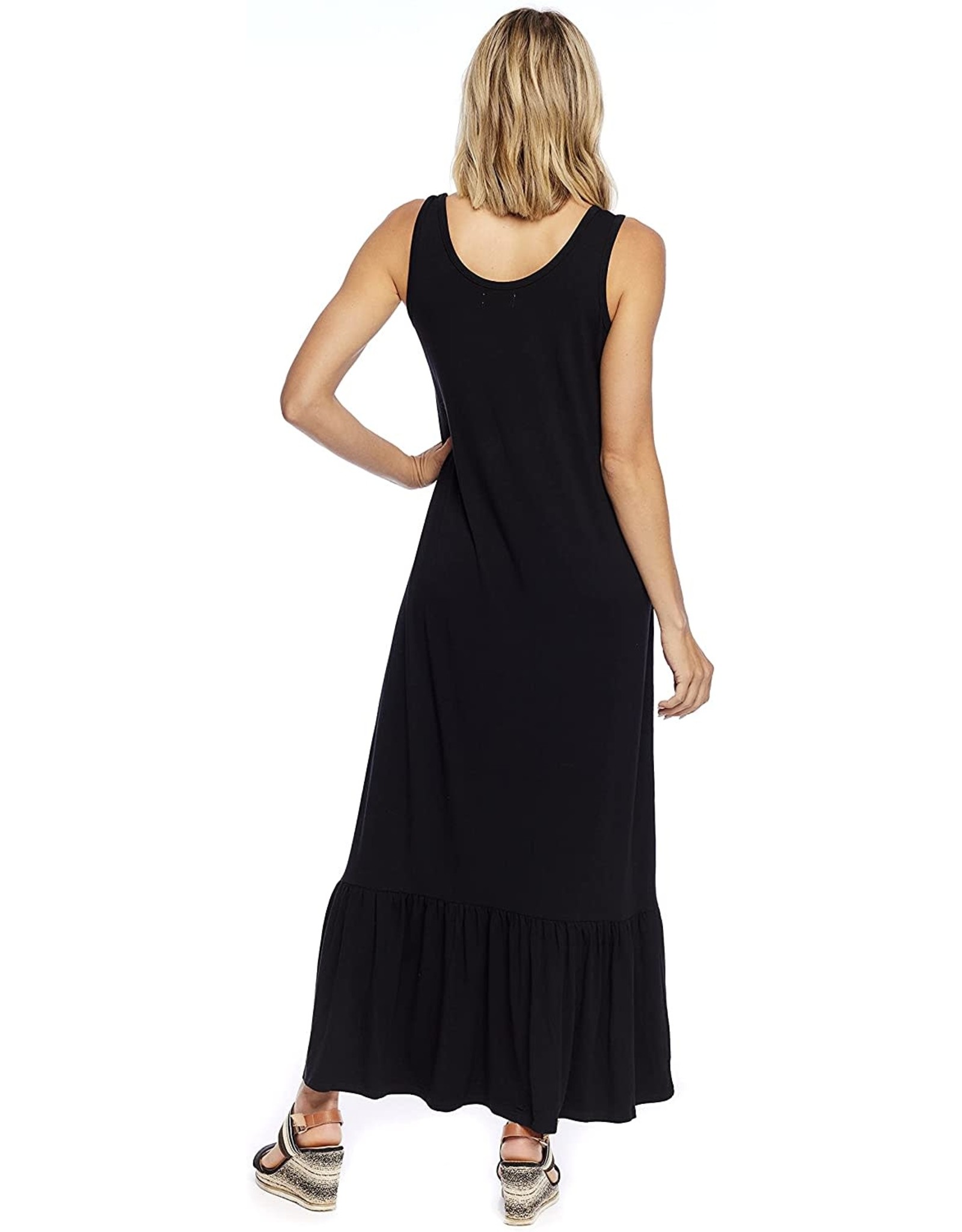 Mud Pie Women’s Sleeveless Alice Maxi Dress Black Small