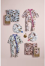 Mud Pie Baby Gifts Muslin Swaddle Blanket 47x47 | Pink Cookies