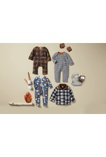 Mud Pie Baby Gifts For Boys Stripe Double Jersey One-piece 6-9 Months