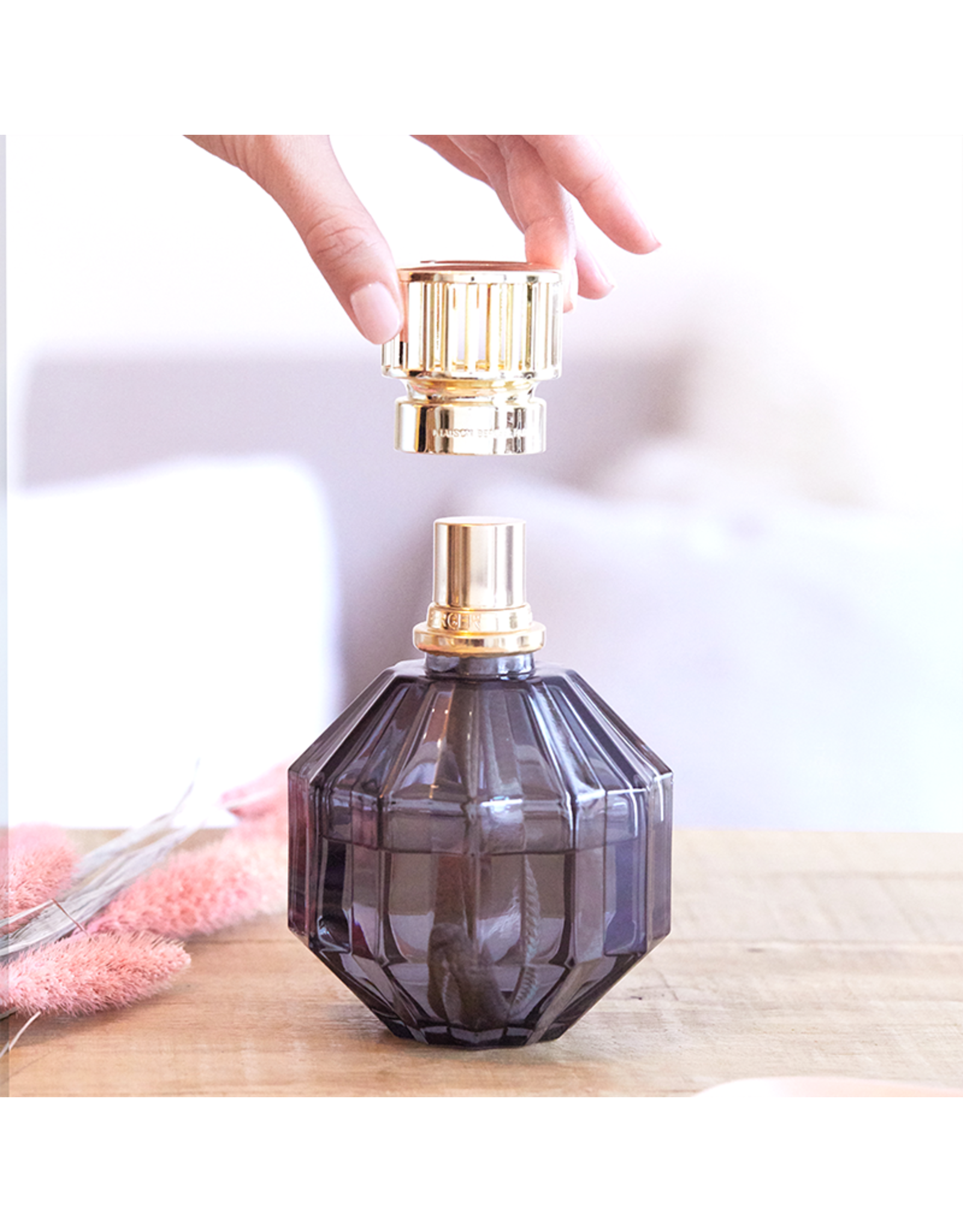 Lampe Berger Facette Black Fragrance Lamp Gift Set | Maison Berger