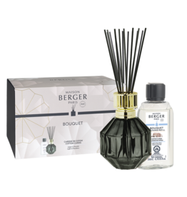 Maison Berger Bouquet Facette Black Reed Diffuser Set W Cotton Caress