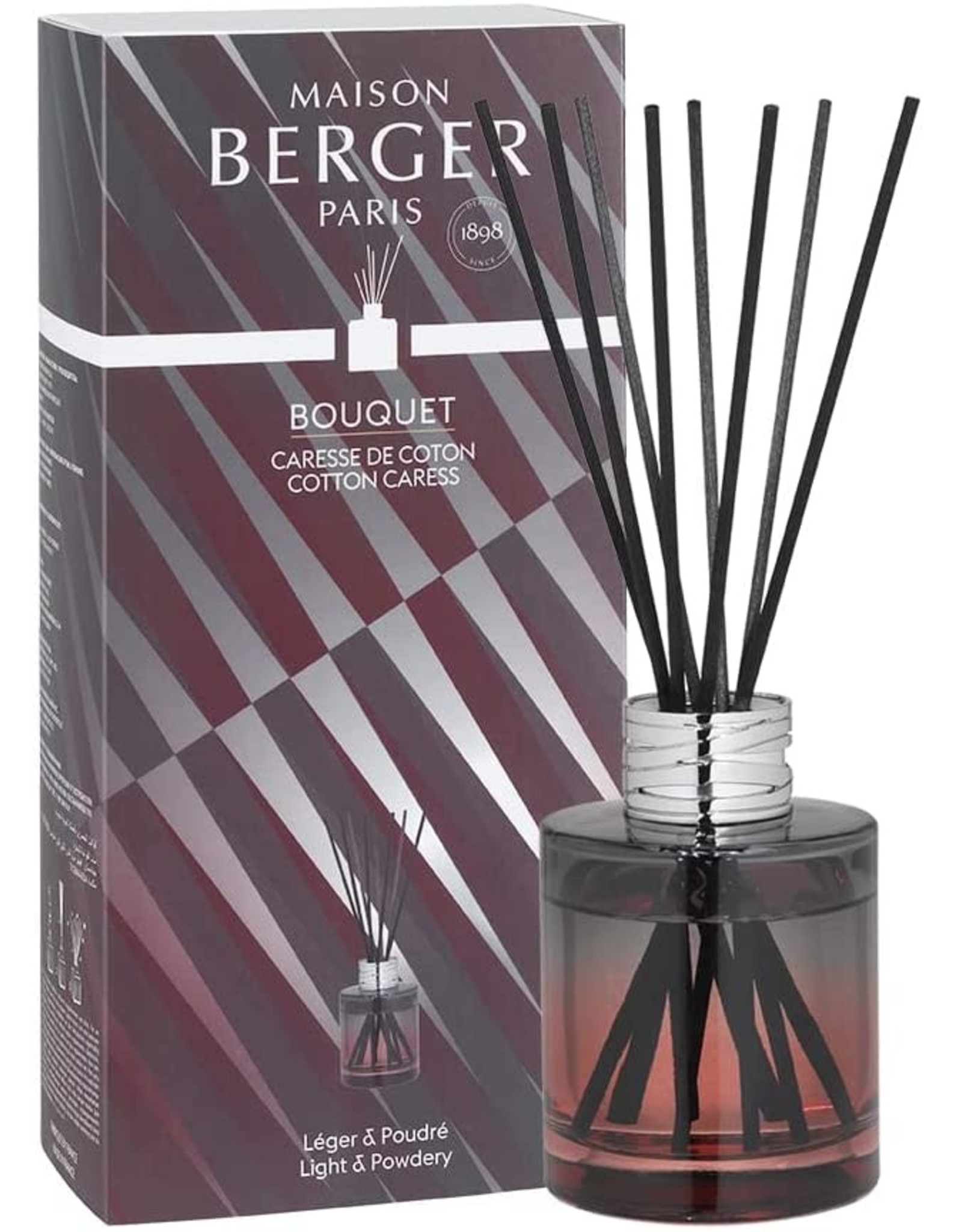 Maison Berger Bouquet Dare Grey-Rouge Reed Diffuser w Vanilla Gourmet