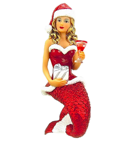 December Diamonds Santa Baby II Mermaid Ornament 6.5 Inch