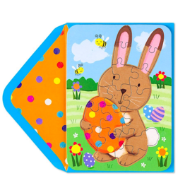 PAPYRUS® Easter Card Easter Bunny Puzzle