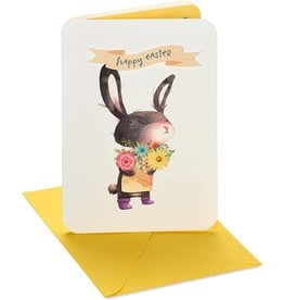 PAPYRUS® Easter Card Bunny Delivering Flowers