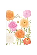 Caspari Mothers Day Cards Ranunculus Flowers Mother's Day Card