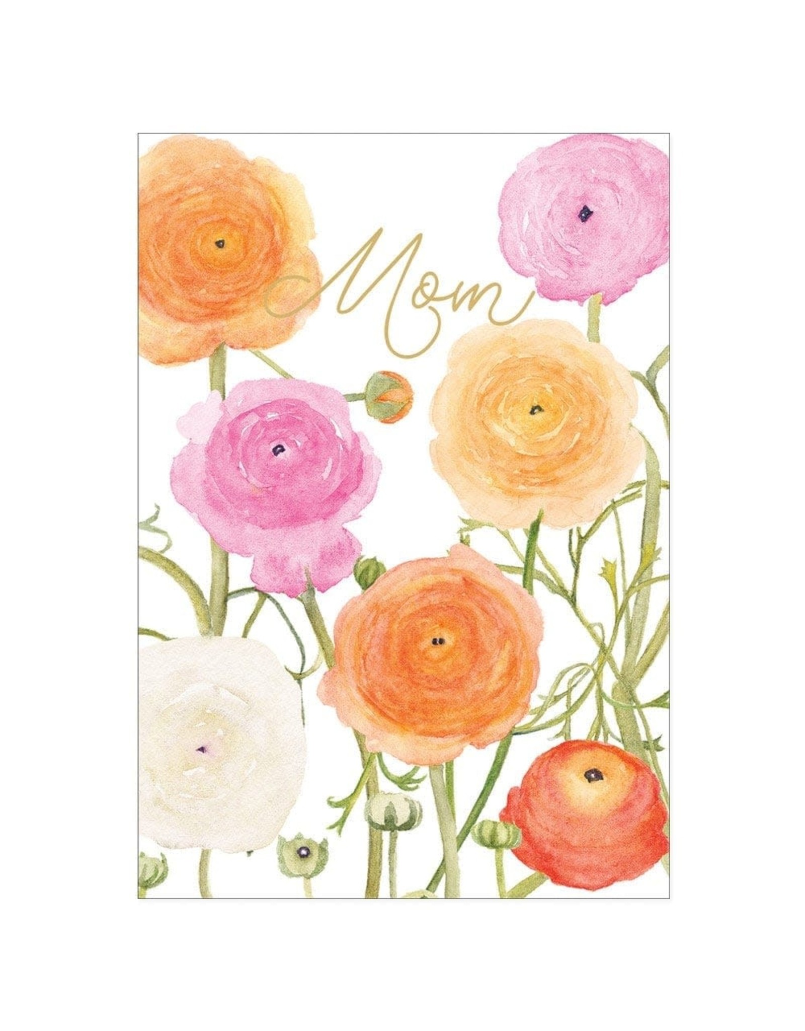 Caspari Mothers Day Cards Ranunculus Flowers Mother's Day Card