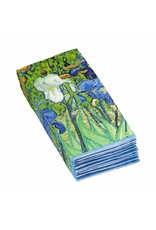 Caspari Paper Facial Tissues Van Gogh Irises Hankies
