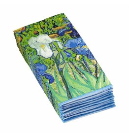 Caspari Paper Facial Tissues Van Gogh Irises Hankies