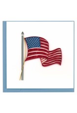 Quilling Card Quilled American Flag Patriotic Greeting Card