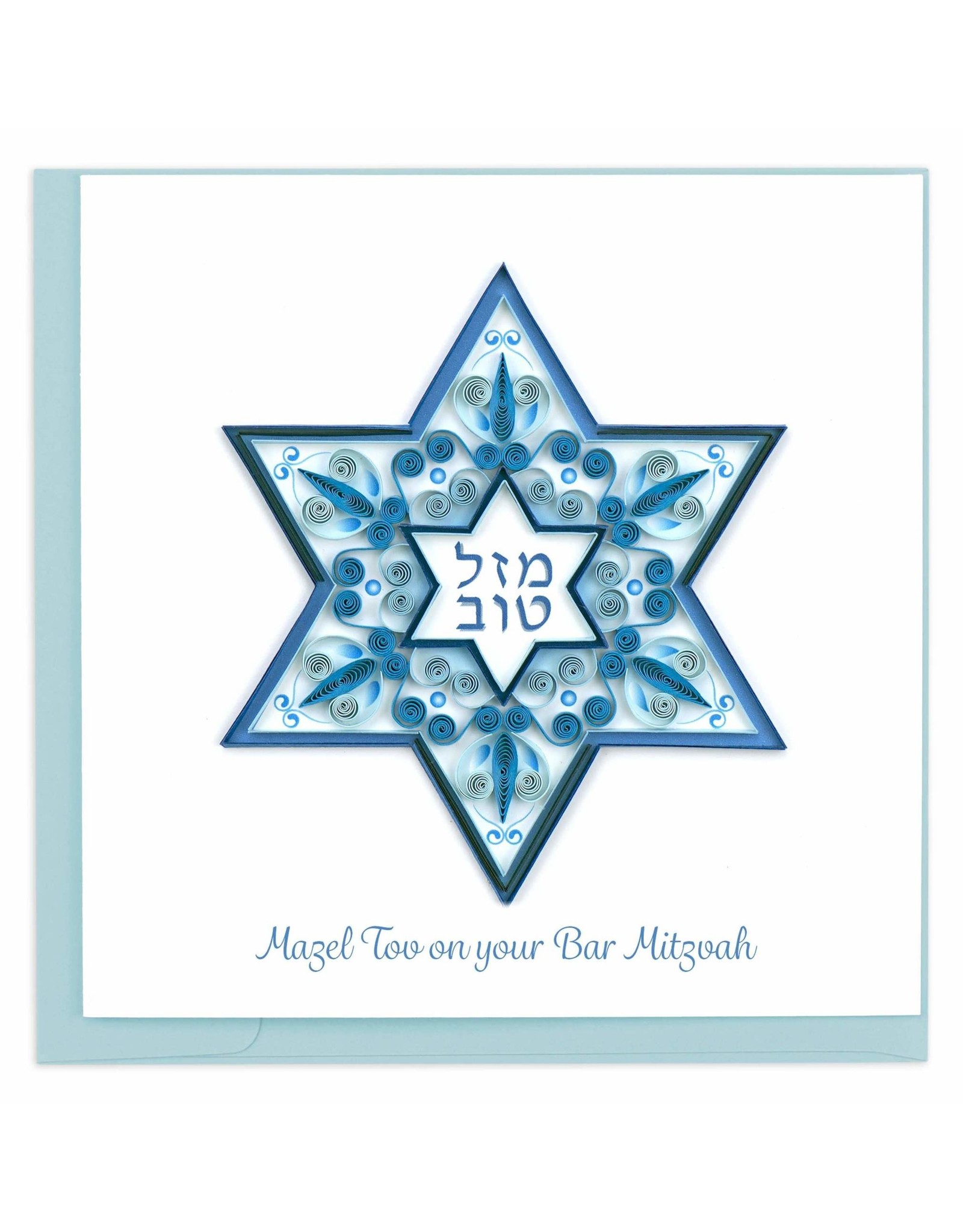 Quilling Card Quilled Bar Mitzvah Greeting Card