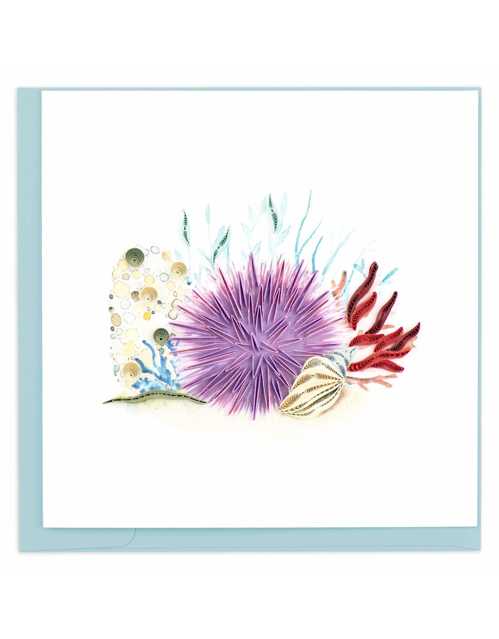 Quilling Card Quilled Sea Urchin Greeting Card
