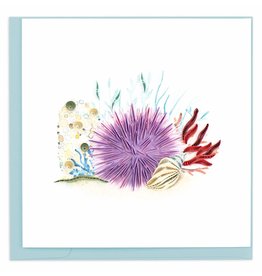 Quilling Card Quilled Sea Urchin Greeting Card