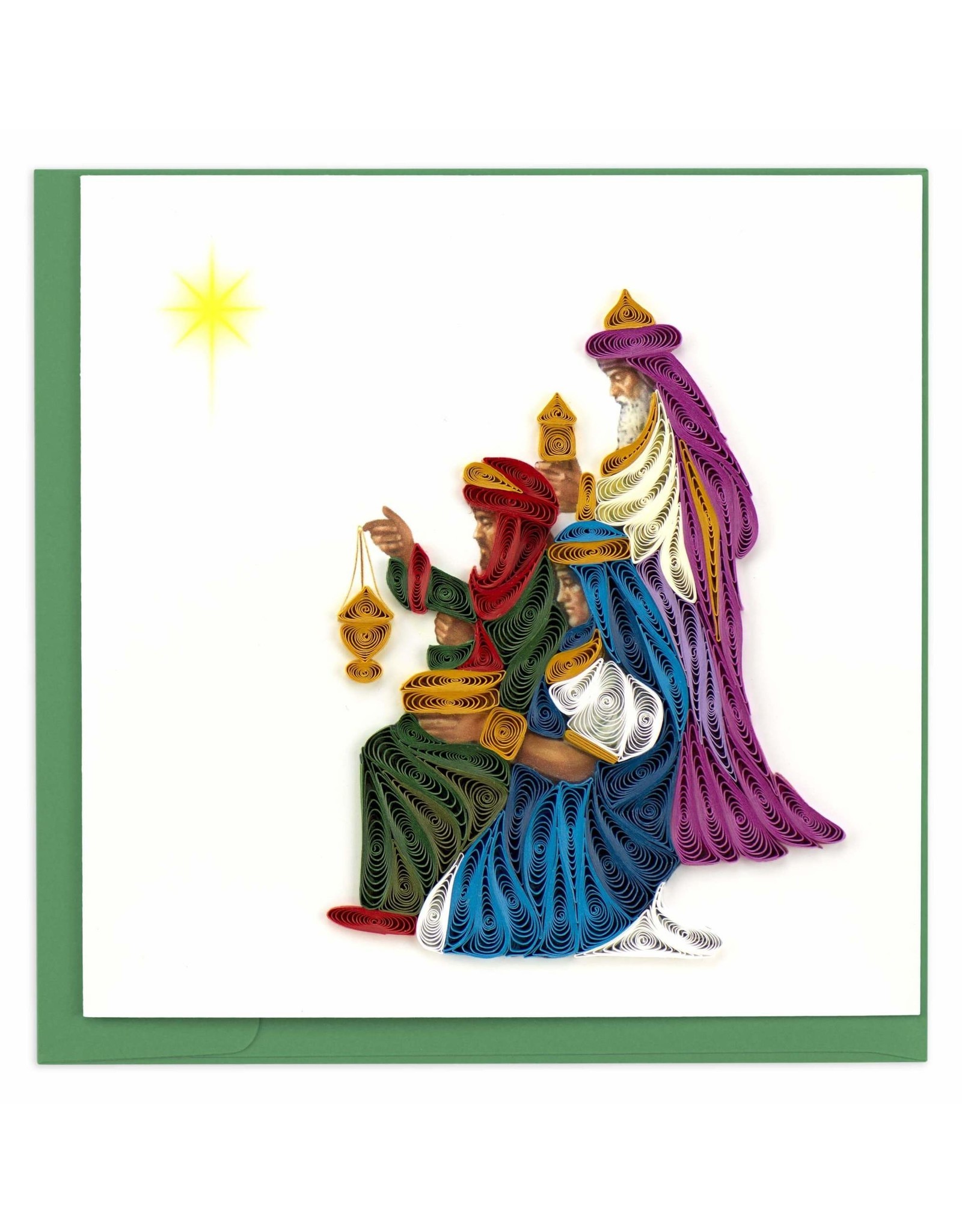 Quilling Card Quilled Three Wise Men Christmas Greeting Card