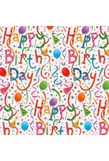 Caspari Gift Wrapping Paper 5ft Roll Happy Birthday Caspari Gift Wrapping Paper 5ft Roll Happy Birthday
